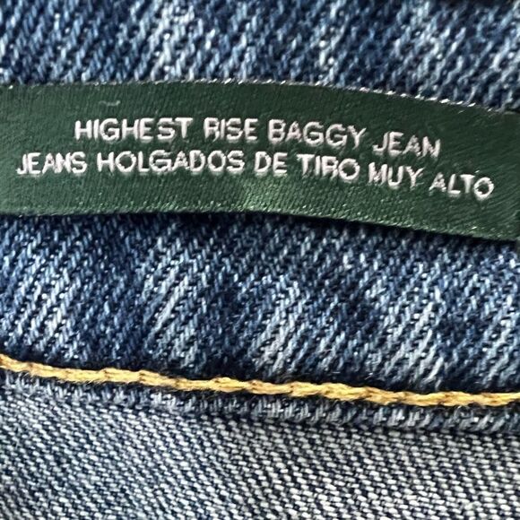 Wild fable highest rise baggy jeans distressed medium wash size 29/8 - Picture 7 of 16